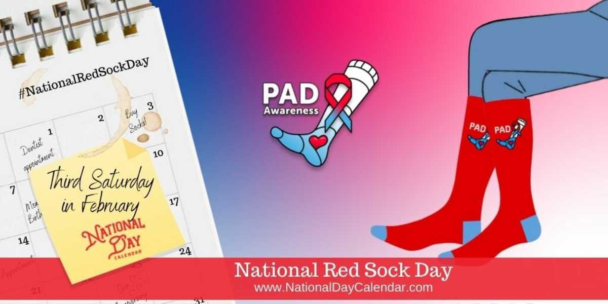 National Red Sock Day - Third Saturday in February