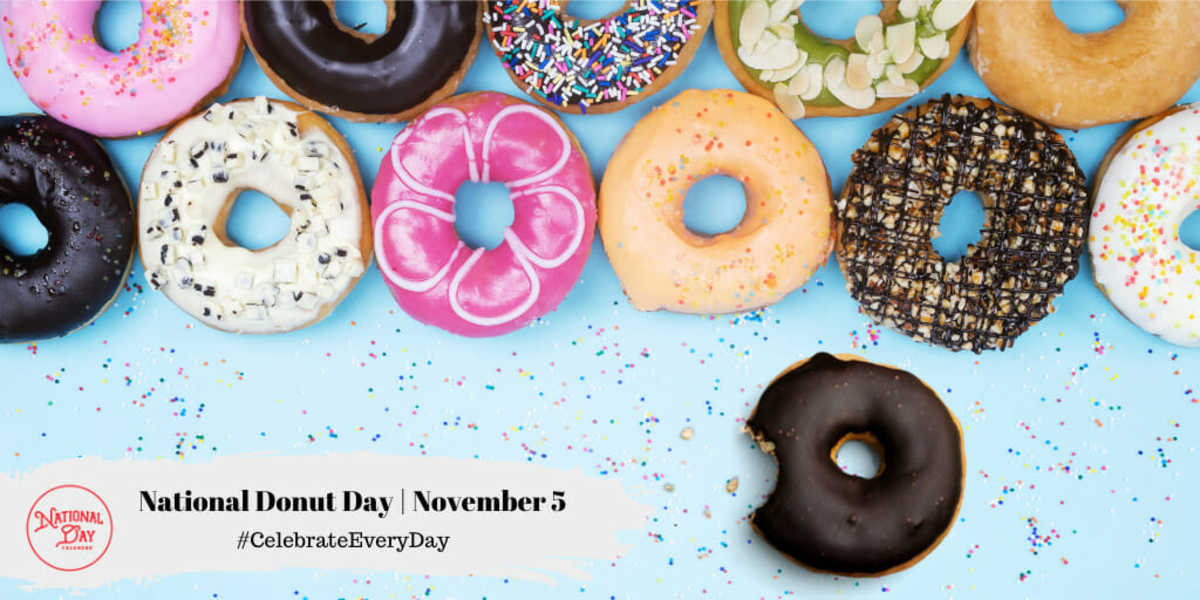 NATIONAL DONUT DAY November 5 National Day Calendar