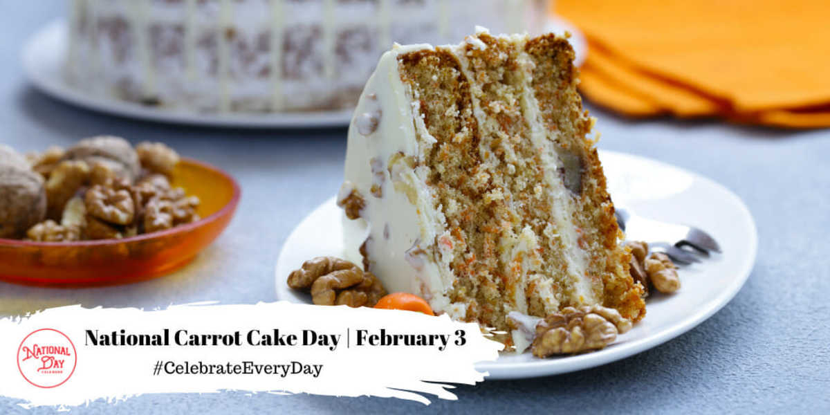 National Carrot Cake Day | February 3