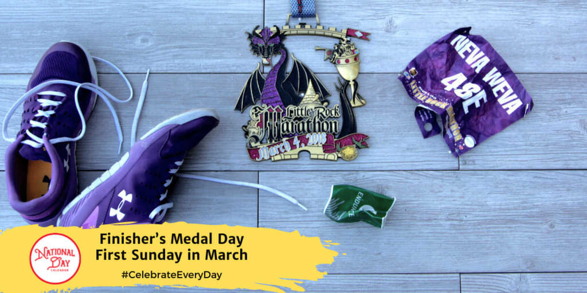 Finisher’s Medal Day | First Sunday in March