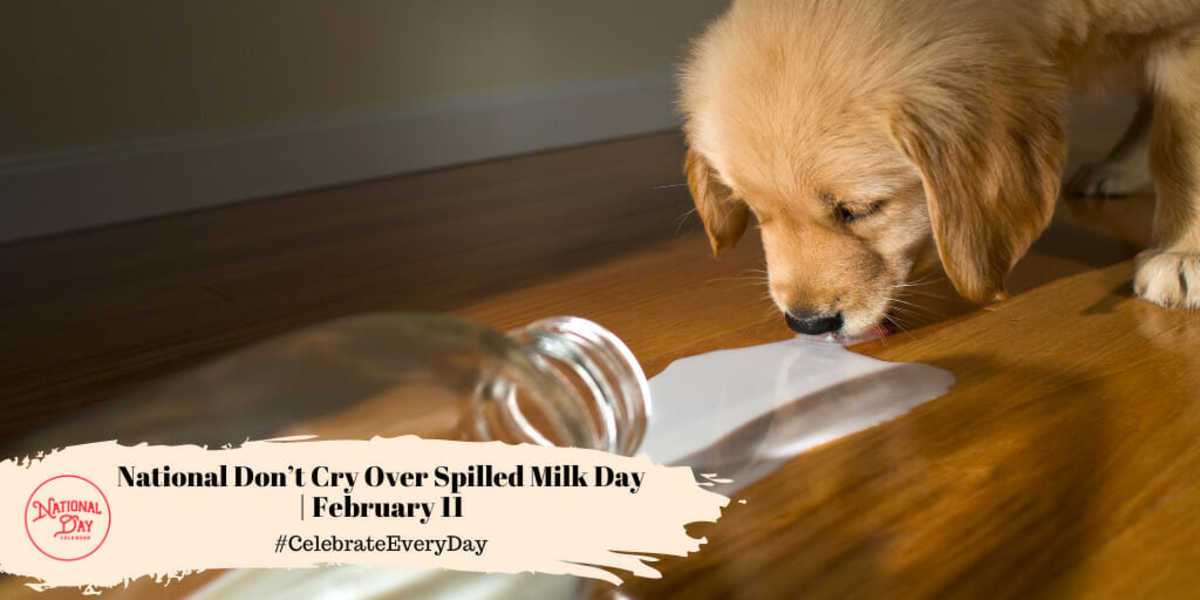 National Don’t Cry Over Spilled Milk Day | February 11