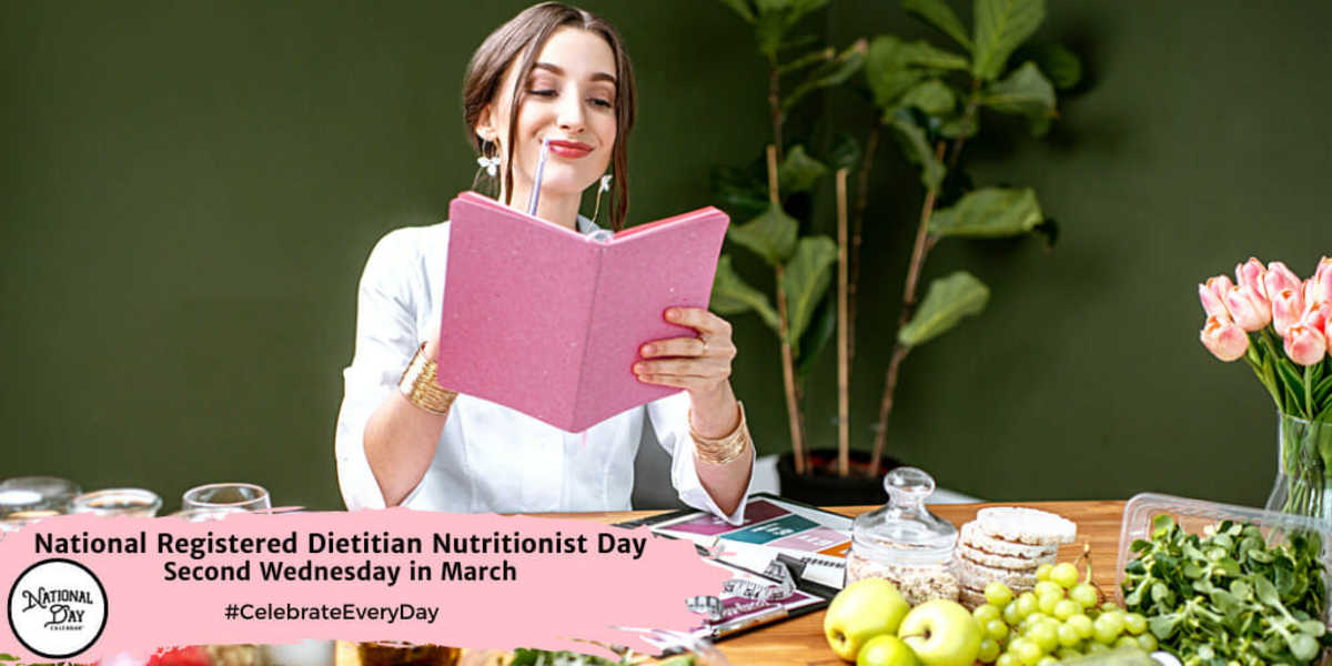 National Registered Dietitian Nutritionist Day | Second Wednesday in March