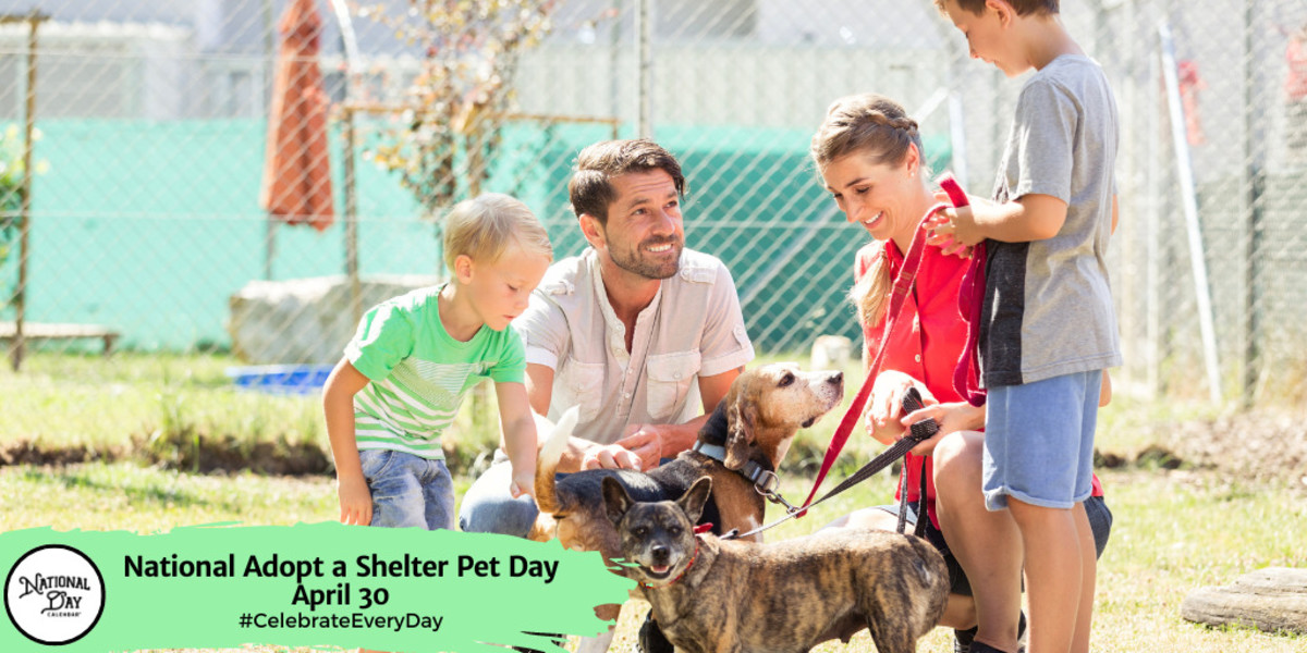 National Adopt a Shelter Pet Day | April 30