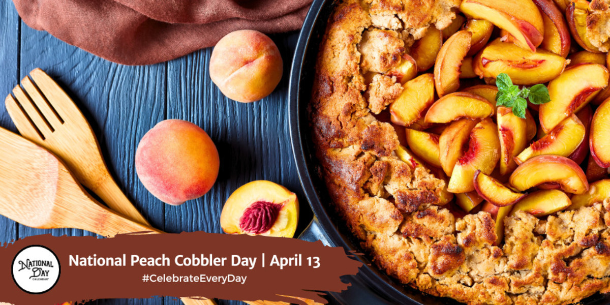 On April 13, 2023, we celebrate several national observances including National Peach Cobbler Day, National Make Lunch Count Day, National Borinqueneers Day, National Thomas Jefferson Day, and National Scrabble Day.