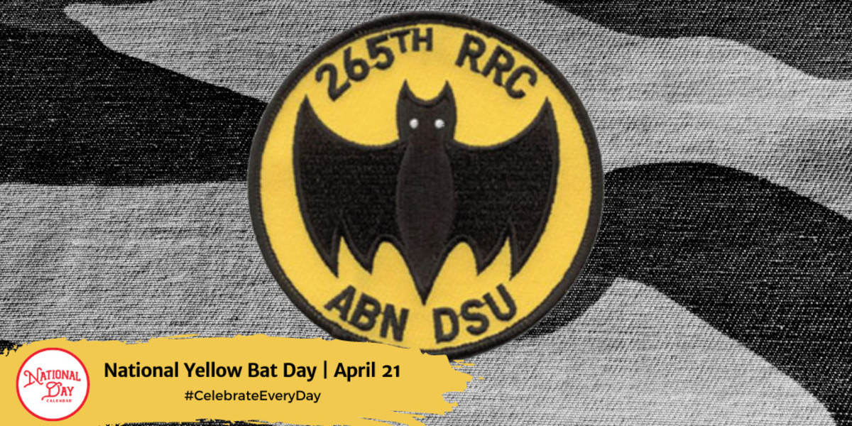 National Yellow Bat Day | April 21