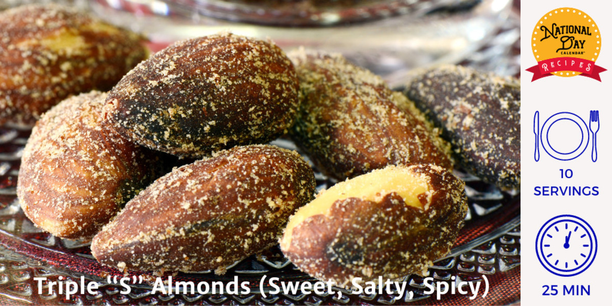 Triple “S” Almonds (Sweet, Salty, Spicy) | Recipe