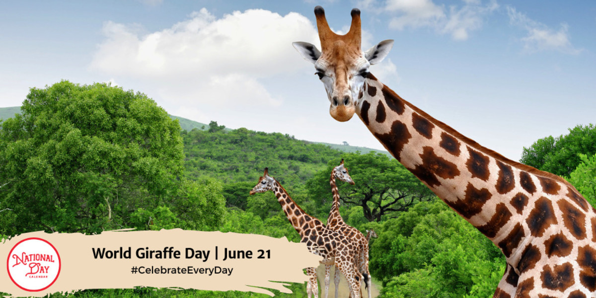 WORLD GIRAFFE DAY - June 21 - National Day Calendar